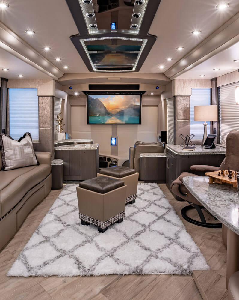 Converted Prevost Motorhome